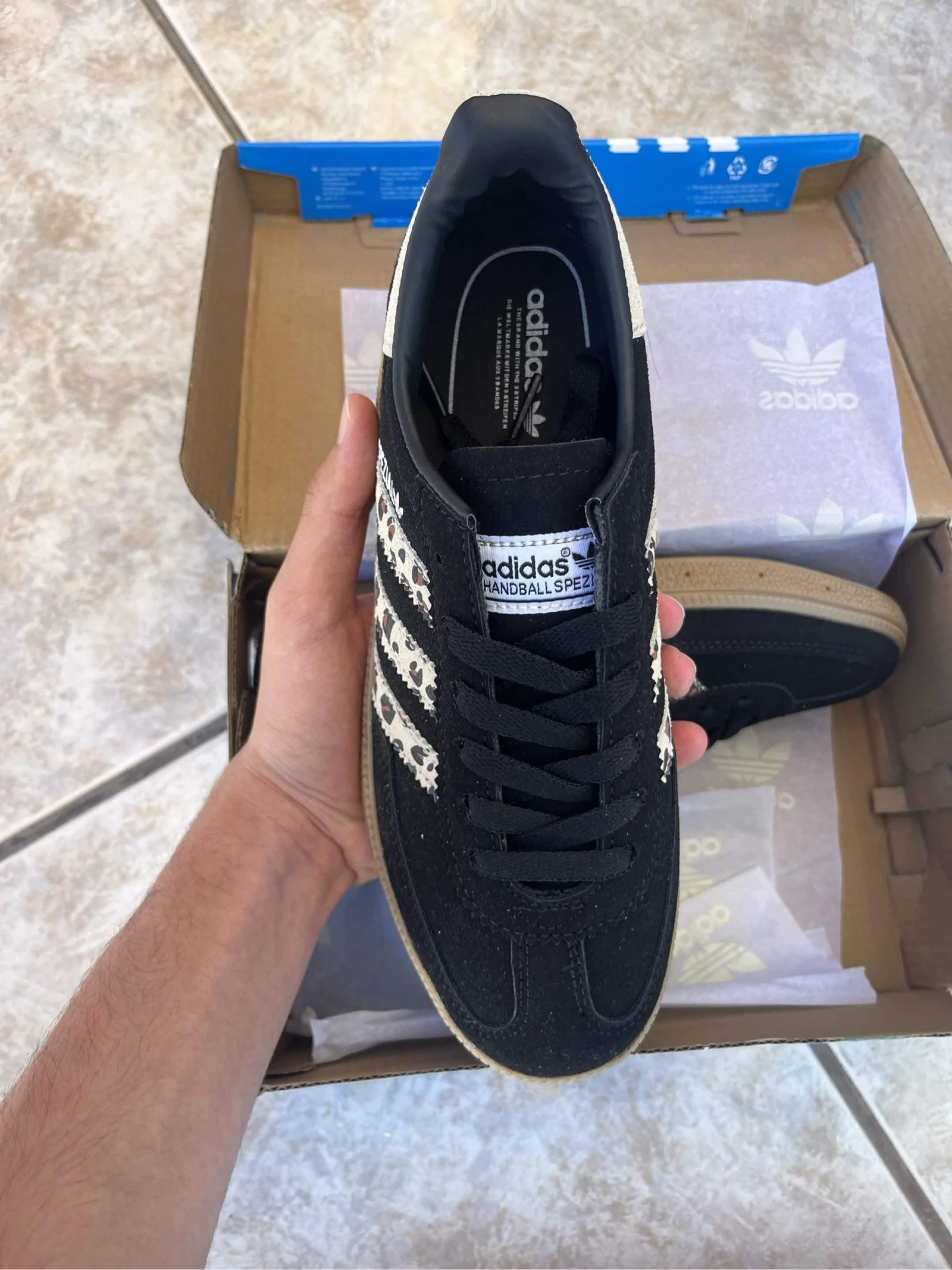 Dames Adidas sneakers standaard bloemen zwart – photo 2